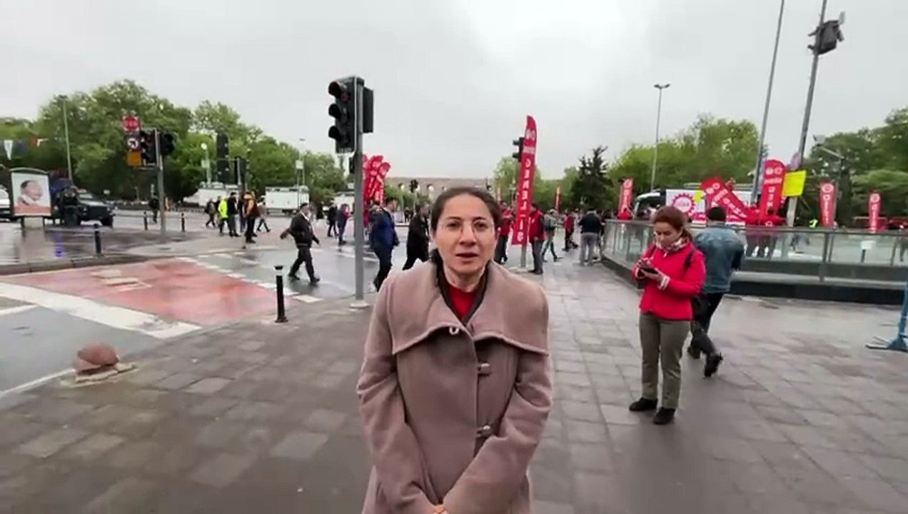 TKH Genel Başkanı Aysel Tekerek Saraçhane'den seslendi