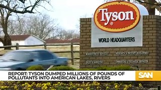 Study- Tyson Foods dumped millions of pounds of pollutants into US waterways_Low