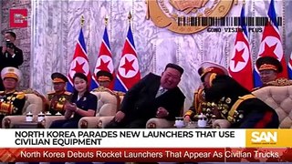 North Korea parades dump truck missile launchers_Low
