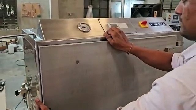 Vertical Type Brick Packaging Machine Model SCV-650 #packaging