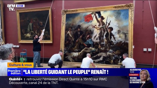 Au Louvre, le tableau La liberté guidant le peuple retrouve des couleurs après sa restauration