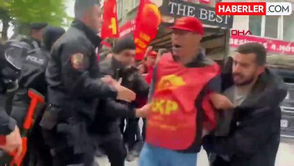 Beşiktaş'tan Taksim'e yürümek isteyen Halkın Kurtuluş Partisi'nin 20 üyesi gözaltına alındı