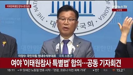 Descargar video: [현장연결] 여야 '이태원참사 특별법' 합의…공동 기자회견