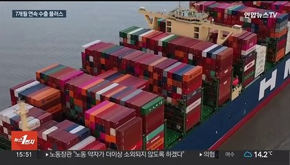 반도체·자동차 수출 쌍끌이…7개월 연속 '플러스'