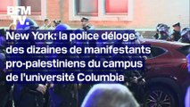 La police de New York déloge plusieurs dizaines de manifestants pro-palestiniens du campus de l’université Columbia