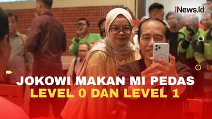 Santap Mi Kekinian di Kota Mataram NTB, Presiden Jokowi Pesan Level 0