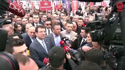 Özgür Özel Saraçhane'de