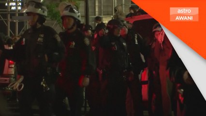 Polis masuk Universiti Columbia, tahan beberapa individu