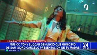 Tony Succar mortificado con la Municipalidad de San Isidro tras cancelación de concierto