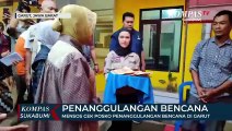 Mensos Cek Posko Penanggulangan Bencana Di Garut