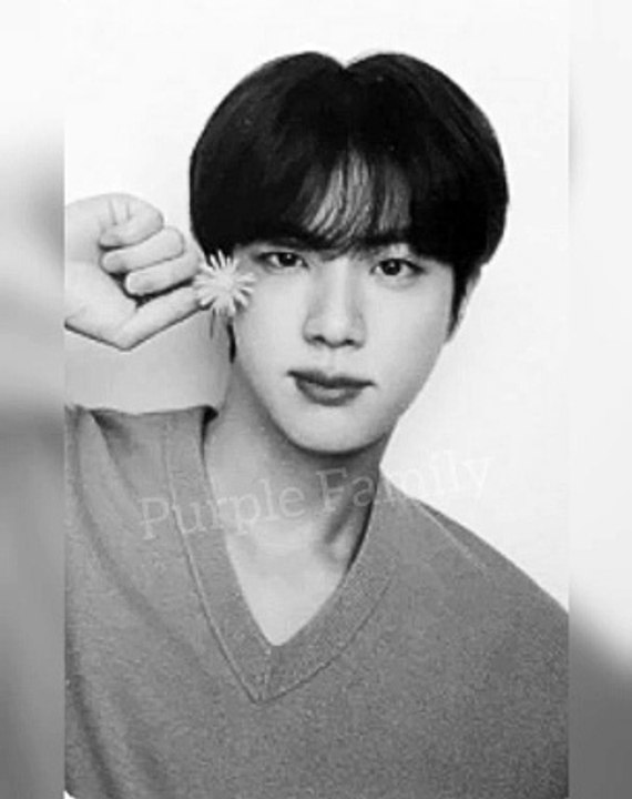 Jin Mini PCs - BTS POP UP Monochrome SCANS  #shorts