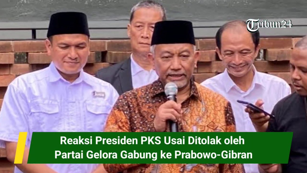 Reaksi Presiden PKS Usai Ditolak oleh Partai Gelora Gabung ke Prabowo-Gibran