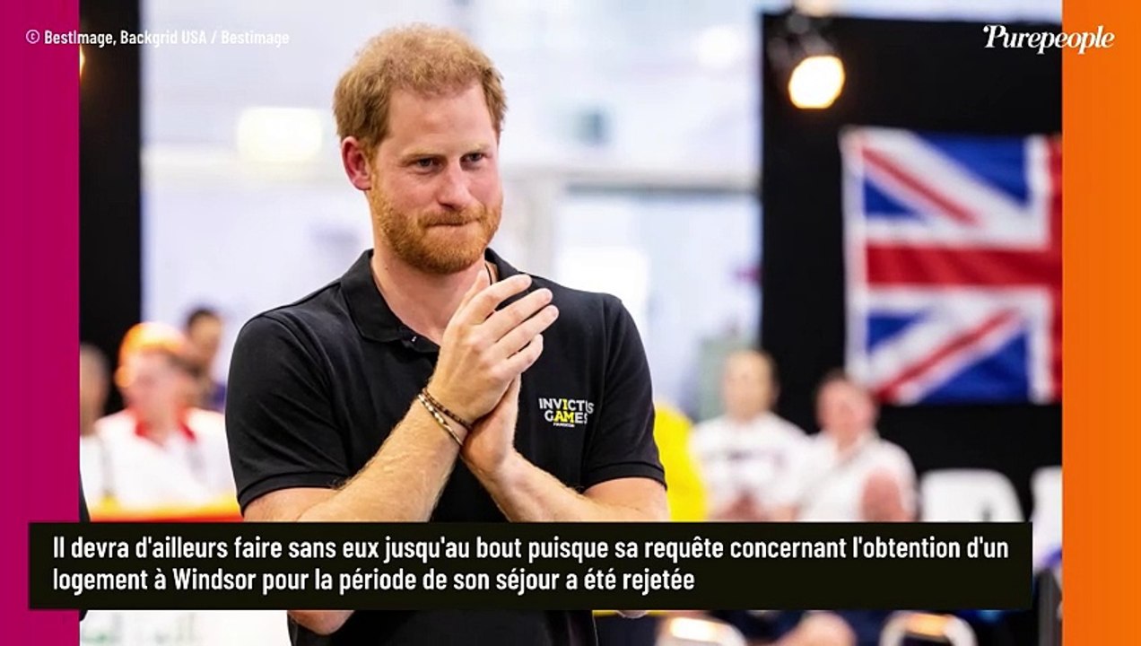 Harry bientôt à Londres : le prince interdit de...
