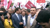 CHP Genel Başkanı Özel ve İBB Başkanı İmamoğlu Saraçhane'de