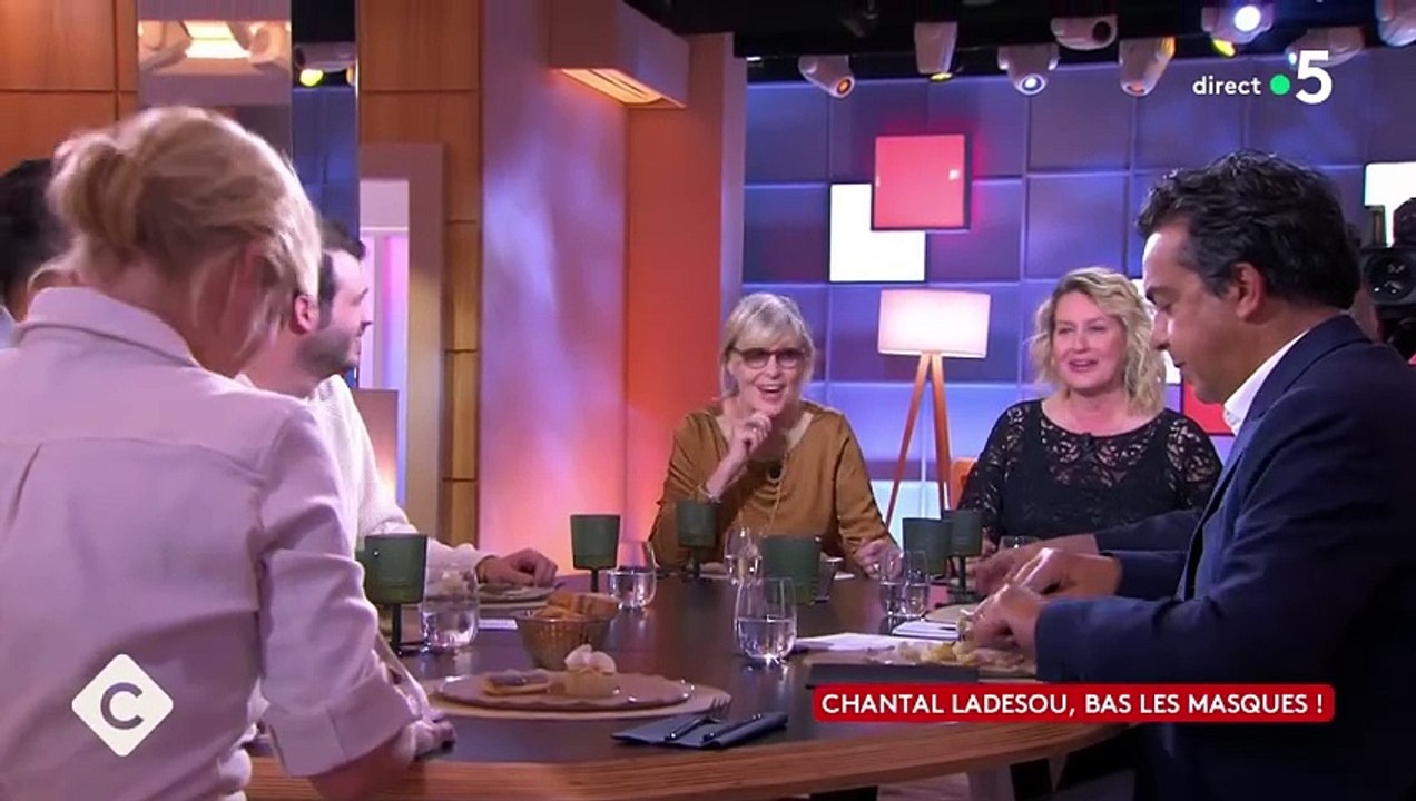 Chantal Ladesou invitée dans "C à vous", sur France 5, pour parler du retour de "Mask Singer" sur TF1
