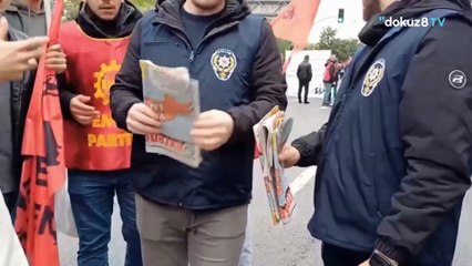 Saraçhane'de 1 Mayıs manzarası: Polis, Evrensel'e el koydu