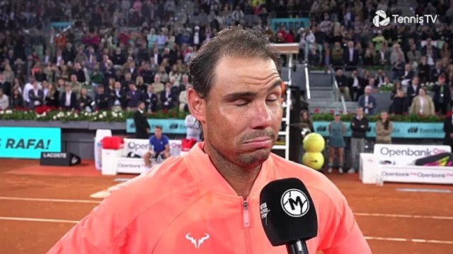 Rafael Nadal's Farewell Ceremony At The Mutua Madrid Open ❤️