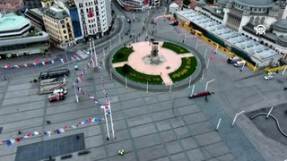 1 Mayıs Emek ve Dayanışma Günü'nde Taksim Meydanı
