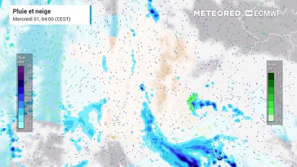 Violents orages en France