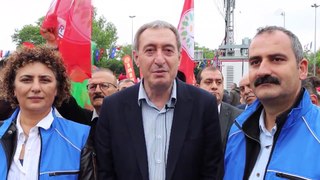 DEM Parti Eş Genel Başkanı Tuncer Bakırhan Saraçhane'den seslendi