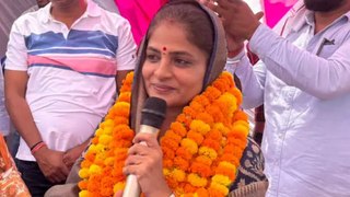 Video: बाहुबली धनंजय सिंह की पत्नी श्रीकला रेड्डी ने किया नामांकन, बोलीं- आज बहुत खुशी का दिन