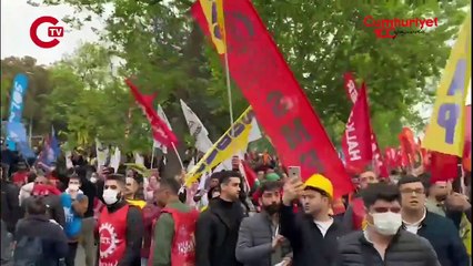 Saraçhane'de polisten sert müdahale_ Eylemcinin saçını çekti...