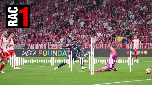La narración de RAC1 a los goles del Bayern 2 - Real Madrid 2