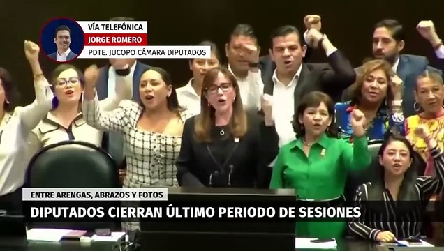El Senado concluye su periodo ordinario de sesiones. Pedro Gamboa, 30 de abril 2024