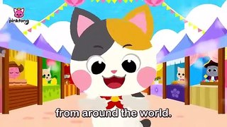 Yum Yum World Foods Cat Song Cotomo Cats Pinkfong Kids Song
