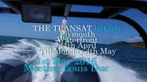 Louis Duc Skipper Transat Bakery Boat Race Interview Ocean City Plymouth 1st May 2016 Plymouth New York