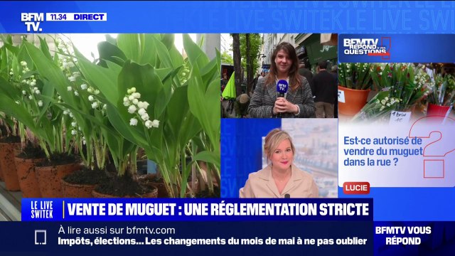 Est-ce autorisé de vendre du muguet dans la rue? BFMTV répond à vos questions