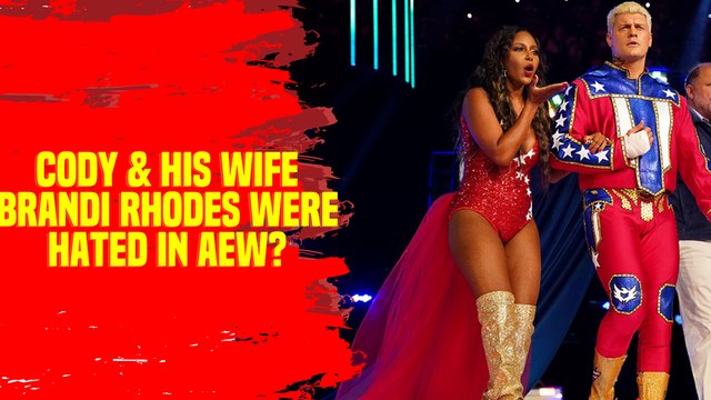 Can you believe Cody & his wife Brandi Rhodes were hated in AEW