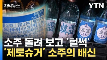 [자막뉴스] 와 진짜 속았다...제로슈거 소주, 일반 소주와 비교해 보니 / YTN