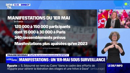 1er-Mai: 120.000 à 150.000 manifestants prévus dans toute la France