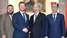 韓國瑜接見「民主黨州主席協會」訪團 感謝美對台友誼