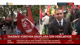 NTV yayınında Taksim protestosu: 