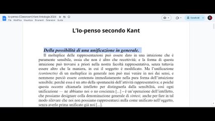 Kant - L'io-penso (introduzione alla lettura antologica)