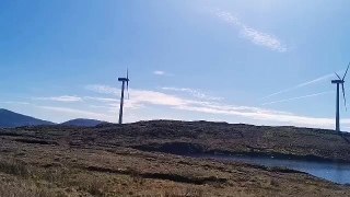 Windmills on Inishowen hills