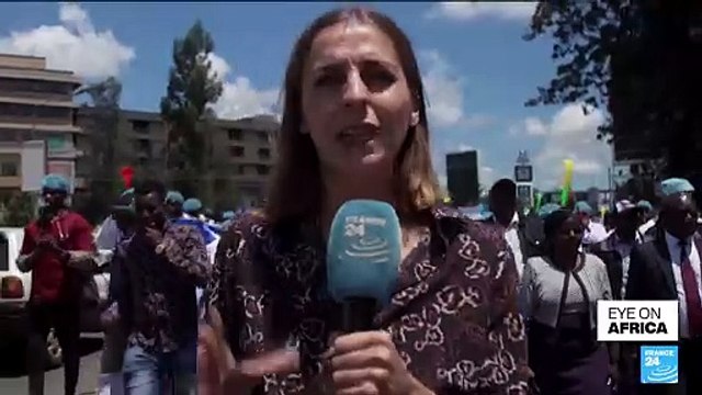 Kenyan doctors, medics protest demanding better pay and working conditions