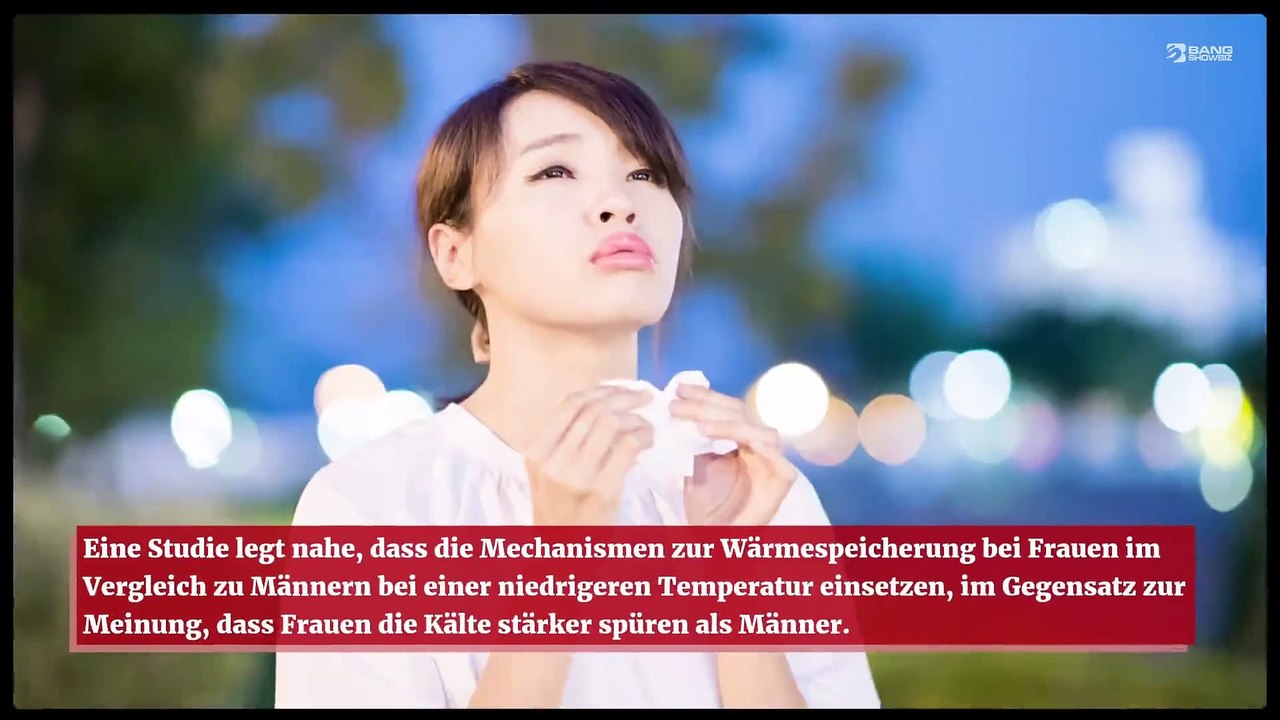 Frauen sind kälteresistenter als Männer