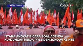Jokowi Kunker ke NTB saat Demo Buruh, Ini Penjelasan Istana