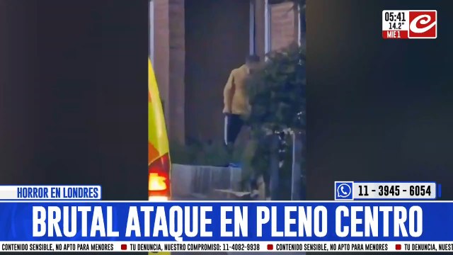 Horror en plena vía pública: atacó a varias personas con una katana