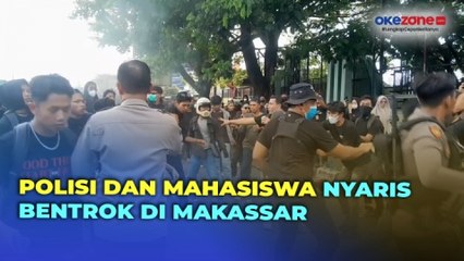 May Day, Polisi dan Mahasiswa Nyaris Bentrok di Makassar, Ini Pemicunya