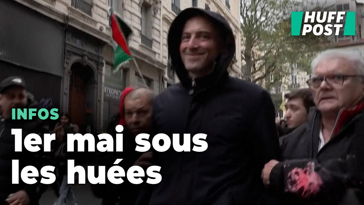 Visé par des oeufs et de la peinture, Glucksmann empêché de manifester à Saint-Étienne