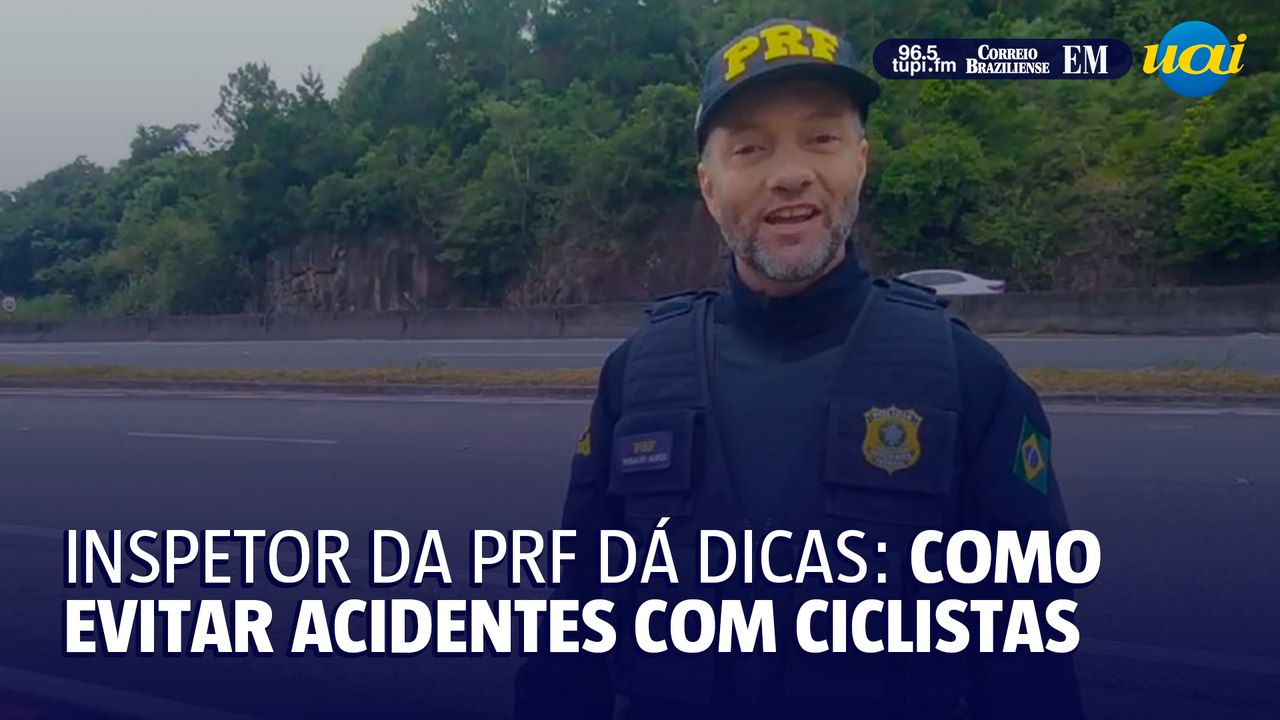 Inspetor da PRF dá dicas: como evitar acidentes com ciclistas