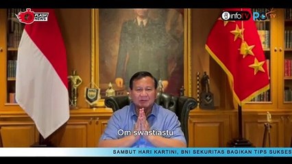 Prabowo Ucapkan Selamat Hari Buruh, Doakan Makin Sejahtera dan Bersatu