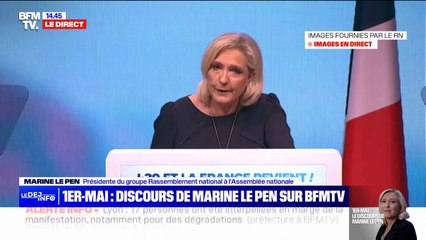Marine Le Pen estime que "dans l'Union européenne de [ses] adversaires, il n'y a plus la France"