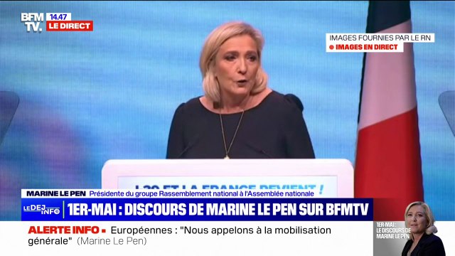 Élections européennes: Nous devons donner à ce pouvoir la plus cinglante sanction électorale que nous puissions lui infliger déclare Marine Le Pen