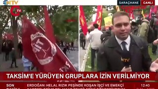 NTV yayınında ‘Taksim’ protestosu!