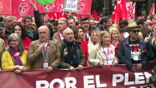 Políticos y sindicatos reivindican la reducción de jornada y subida salarial este 1 de Mayo